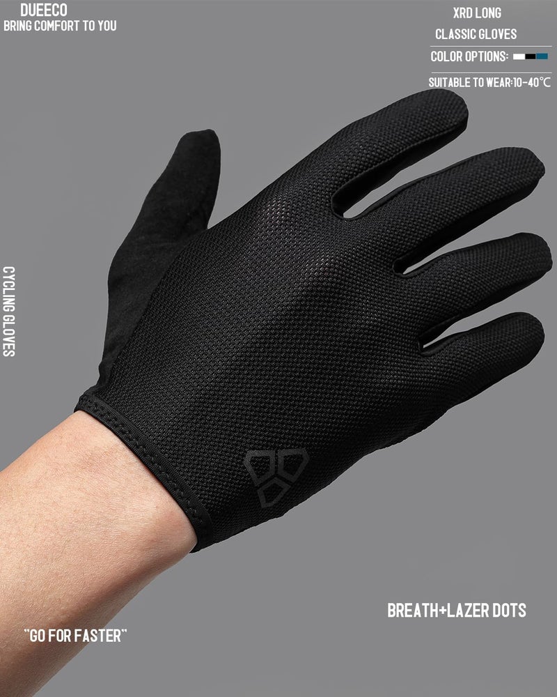 DUEECO Cycling Gloves - Men & Women's Bike Gloves with 3MM XRD Palm Padding, Touch Screen Compatible for Mountain & Road Biking - Image 2